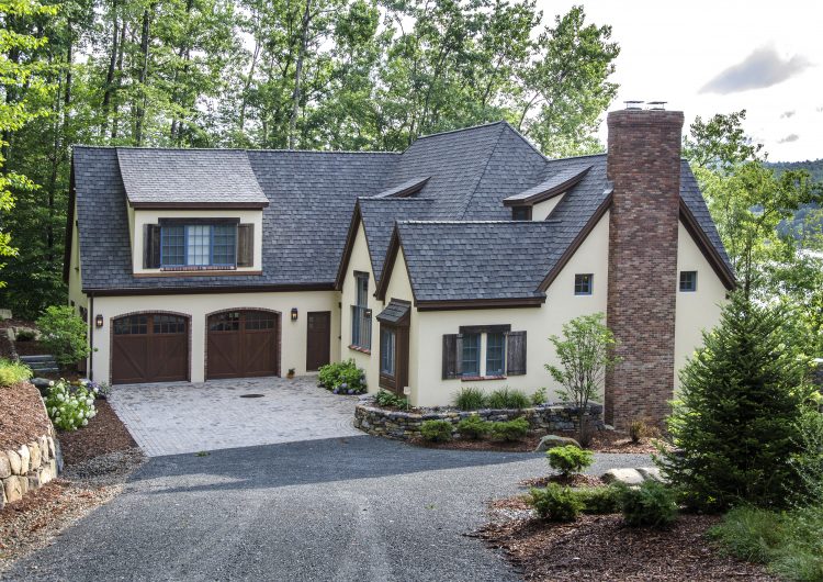 Beautiful Home on Canaan Street Lake, with woodwork.