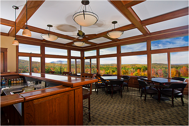 View from the Baker Hill Golf Club. Newbury NH